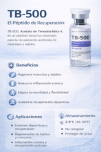 Load image into Gallery viewer, TB-500 (Thymosin B4 Acetate) 10 mg/ml
